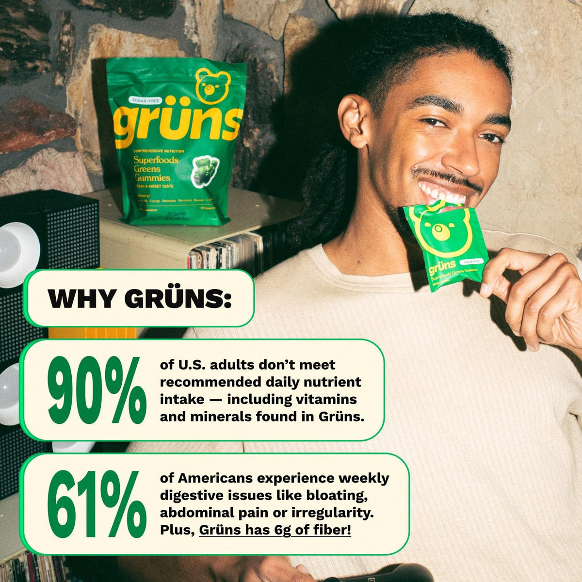 Grüns Superfood Gummies Family Bundle